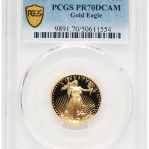 1995-W Modern Bullion Coins (1995-W Proof Gold Eagle 1/4 oz Blue Gradient)