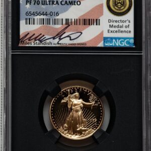 1999-W Modern Bullion Coins (1999-W Proof Gold Eagle 1/4 oz Miles Standish Blk Core)