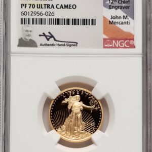 2020-W Modern Bullion Coins (2020-W Proof Gold Eagle 1/4 oz FR John Mercanti)