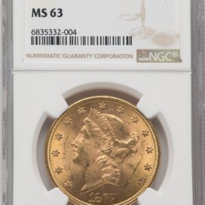 1877-S Liberty Double Eagles (1877-S $20)