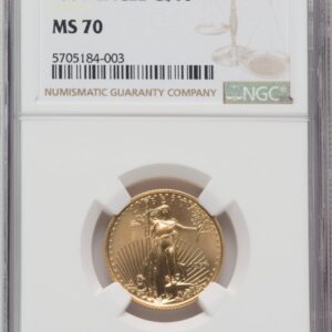 1997 Modern Bullion Coins (1997 $10 Quarter-Ounce Gold Eagle, MS Brown Label)