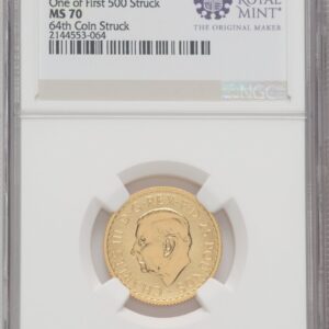 1000 Royal Succession (2023 G.B. G25 BRITANNIA-KC III OBVERSE 64TH COIN STRUCK)