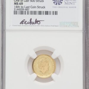 1000 Royal Succession (2023 G.B. G10 BRITANNIA-QE II OBVERSE 14TH TO LAST COIN STRUCK)