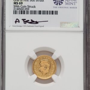 1000 Royal Succession (2023 G.B. G10 BRITANNIA-KC III OBVERSE 59TH COIN STRUCK)