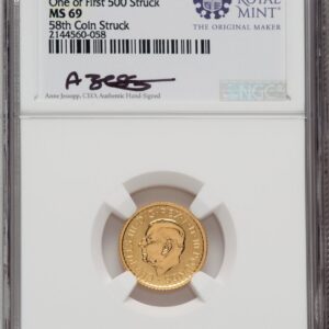 1000 Royal Succession (2023 G.B. G10 BRITANNIA-KC III OBVERSE 58TH COIN STRUCK)