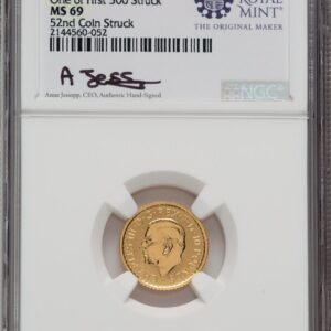 1000 Royal Succession (2023 G.B. G10 BRITANNIA-KC III OBVERSE 52ND COIN STRUCK)