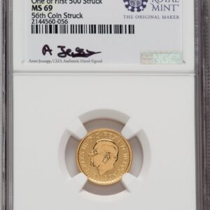 1000 Royal Succession (2023 G.B. G10 BRITANNIA-KC III OBVERSE 56TH COIN STRUCK)