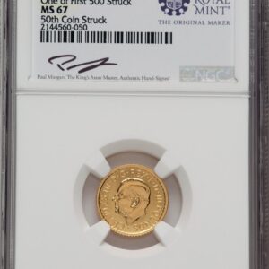 1000 Royal Succession (2023 G.B. G10 BRITANNIA-KC III OBVERSE 50TH COIN STRUCK)