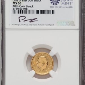 1000 Royal Succession (2023 G.B. G10 BRITANNIA-KC III OBVERSE 48TH COIN STRUCK)