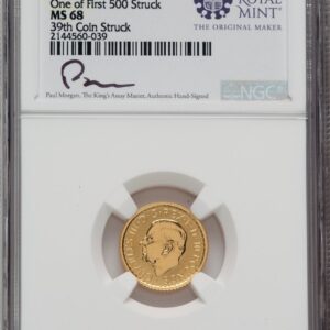 1000 Royal Succession (2023 G.B. G10 BRITANNIA-KC III OBVERSE 39TH COIN STRUCK)