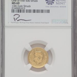 1000 Royal Succession (2023 G.B. G10 BRITANNIA-KC III OBVERSE 13TH COIN STRUCK)