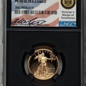 2014-W Modern Bullion Coins (2014-W Proof Gold Eagle 1/4 oz Miles Standish Blk Core)