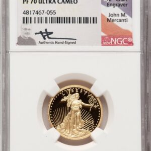 2012-W Modern Bullion Coins (2012-W Proof Gold Eagle 1/4 oz John Mercanti)