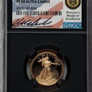 2012-W Modern Bullion Coins (2012-W Proof Gold Eagle 1/4 oz Miles Standish Blk Core)