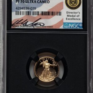 2015-W Modern Bullion Coins (2015-W Proof Gold Eagle 1/10 oz Miles Standish Blk Core)
