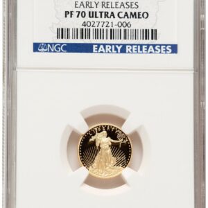 2010-W Modern Bullion Coins (2010-W Proof Gold Eagle 1/10 oz ER Blue)