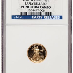 2007-W Modern Bullion Coins (2007-W Proof Gold Eagle 1/10 oz ER Blue)