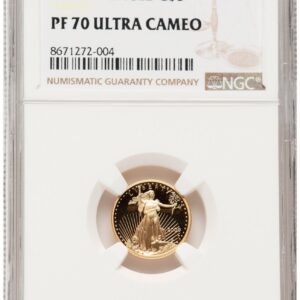 2000-W Modern Bullion Coins (2000-W Proof Gold Eagle 1/10 oz Brown Label)