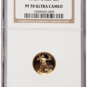 1992-P Modern Bullion Coins (1992-P Proof Gold Eagle 1/10 oz Brown Label)