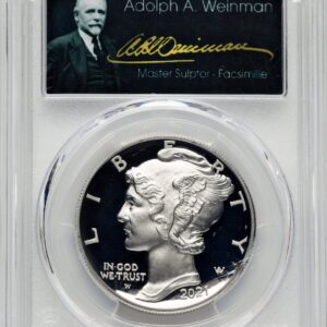 2021-W Modern Bullion Coins (2021-W Palladium Eagle 1 oz, PR FS Adolph Weinman)