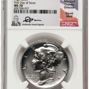 2020-W Modern Bullion Coins (2020-W Palladium Eagle 1 oz Burnished FDI David Motl)