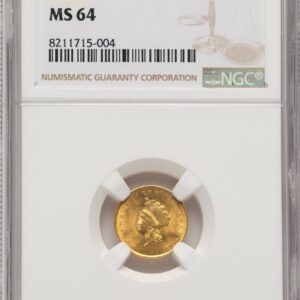 1855 Gold Dollars (1855 G$1 Type Two, MS)