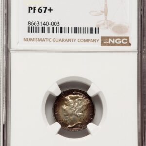 1940 Proof Mercury Dimes (1940 10C NGC Plus)