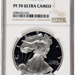 1998-P Modern Bullion Coins (1998-P Proof Silver Eagle 1 oz Brown Label)