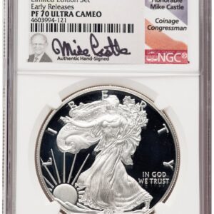 2017-S Modern Bullion Coins (2017-S Proof Silver Eagle Limited Edition Proof Set 1 oz ER Mike Castle)