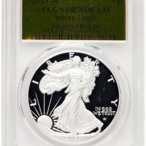 2023-W Modern Bullion Coins (2023-W Proof Silver Eagle 1 oz AR Gold Foil)