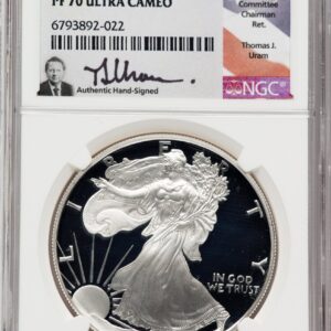 1993-P Modern Bullion Coins (1993-P Proof Silver Eagle 1 oz Thomas Uram)