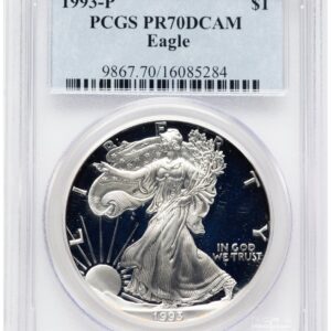 1993-P Modern Bullion Coins (1993-P Proof Silver Eagle 1 oz Blue Label)