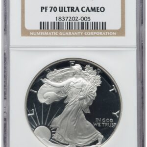 1993-P Modern Bullion Coins (1993-P Proof Silver Eagle 1 oz Brown Label)