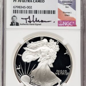 1989-S Modern Bullion Coins (1989-S Proof Silver Eagle 1 oz Thomas Uram)