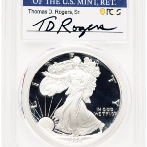 1986-S Modern Bullion Coins (1986-S Proof Silver Eagle 1 oz TD Rogers)