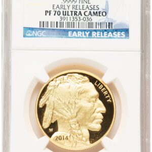 2014-W Modern Bullion Coins (2014-W Proof Gold Buffalo 1 oz ER Blue)