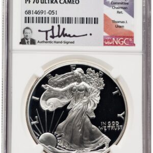 1997-P Modern Bullion Coins (1997-P Proof Silver Eagle 1 oz Thomas Uram)