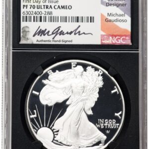 2021-S Modern Bullion Coins (2021-S TY2 Proof Silver Eagle 1 oz FDI Michael Gaudioso Blk Core)