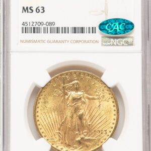 1913 Saint-Gaudens Double Eagles (1913 $20 CAC)
