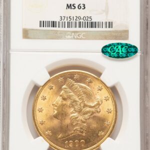 1900 Liberty Double Eagles (1900 $20 CAC)