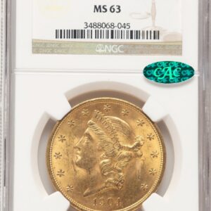 1904 Liberty Double Eagles (1904 $20 Liberty CAC)