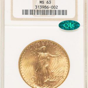 1909-S Saint-Gaudens Double Eagles (1909-S $20 CAC)