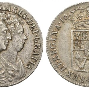World Coins (GREAT BRITAIN. England. William and Mary. (Monarchs, 1689-1694). 1689 AR Halfcrown. NGC AU55. London. Edge: PRIMO. First busts of William and Mary, conjoined and facing right / Second shield without frosting and with pearls. KM 472.1; SCBC-3435; ESC-845.)
