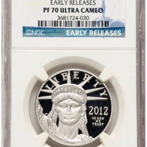 2012-W Modern Bullion Coins (2012-W Proof Platinum Eagle 1 oz ER Blue)