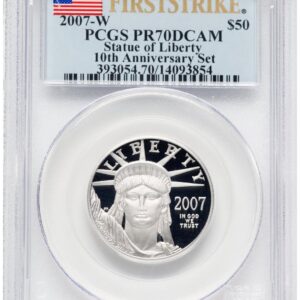 2007-W Modern Bullion Coins (2007-W Proof Platinum Eagle 1/2 oz FS Flag)
