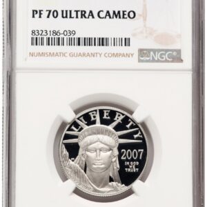 2007-W Modern Bullion Coins (2007-W Proof Platinum Eagle 1/2 oz Brown Label)