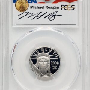 2008-W Modern Bullion Coins (2008-W Proof Platinum Eagle 1/4 oz Reagan Legacy Series Michael Reagan)