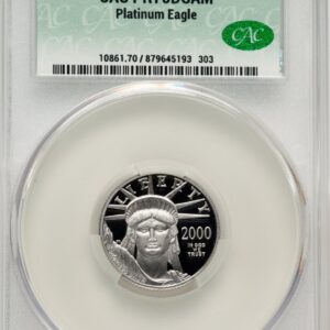 2000-W Modern Bullion Coins (2000-W Proof Platinum Eagle 1/4 oz Non Designation)