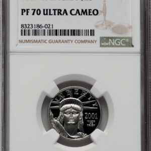 2001-W Modern Bullion Coins (2001-W Proof Platinum Eagle 1/4 oz Non Designation)