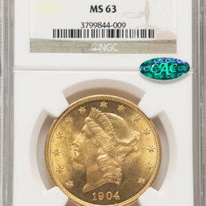 1904 Liberty Double Eagles (1904 $20 Liberty CAC)